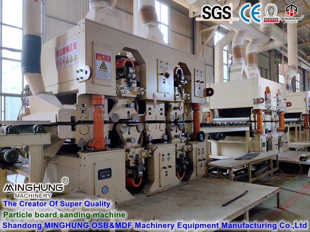 Shandong Minghung PB OSB ligne de production ponceuse