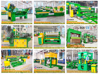 Système de production de contreplaqué à haute efficacité en bois recyclé