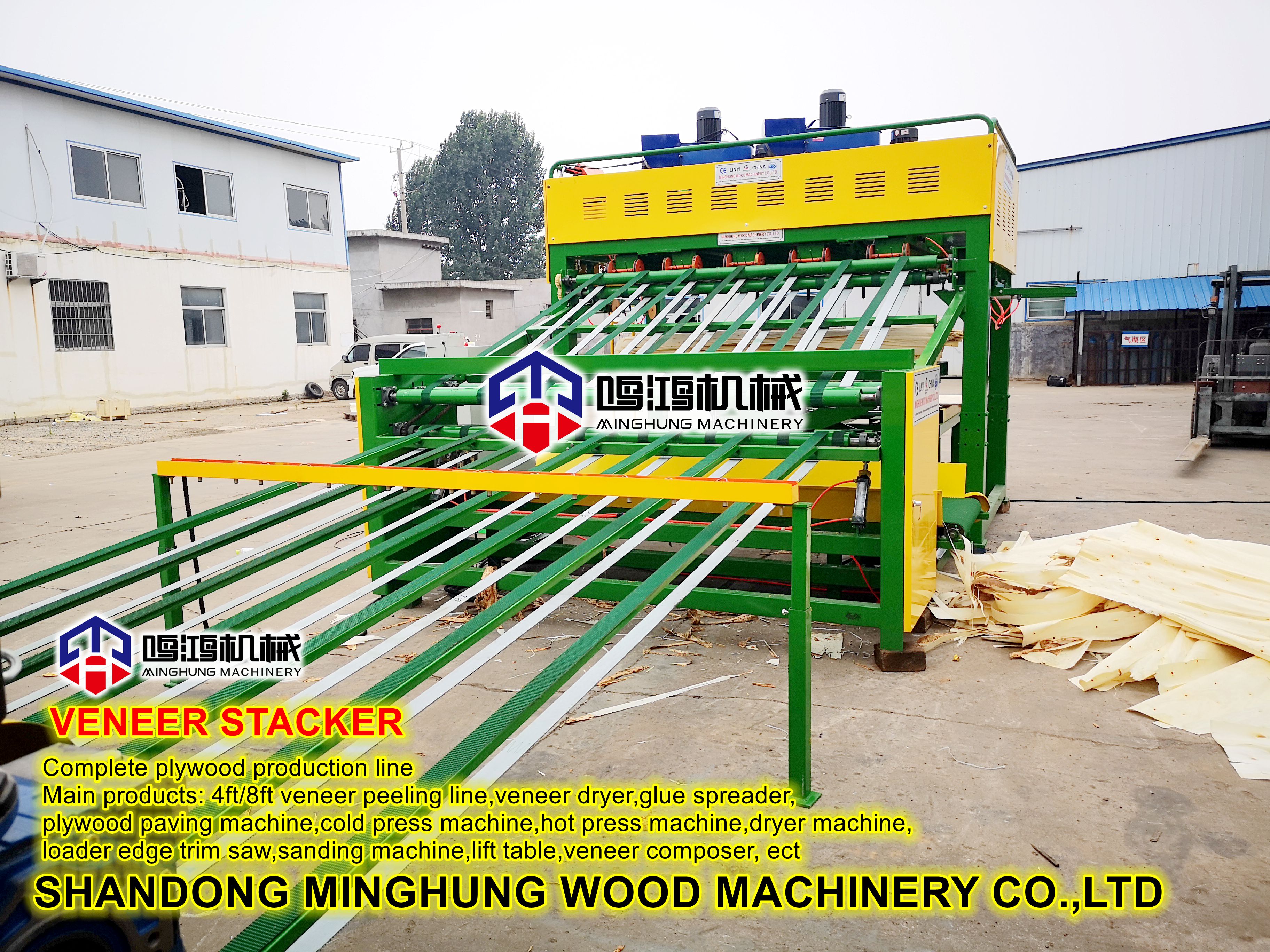 ligne de machines &agrave; placage