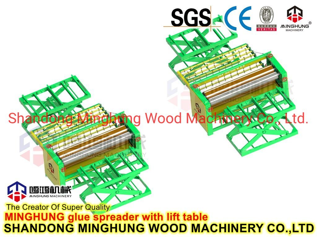 Machine d'épandage de colle de machine de contreplaqué pour des machines de travail du bois