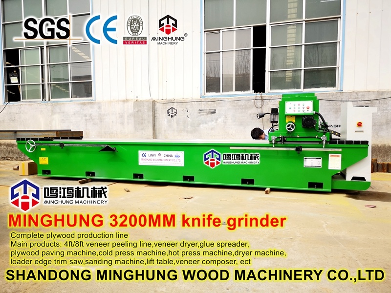 Machine de meulage de lame de couteau magnétique pour l'usine de placage de bois