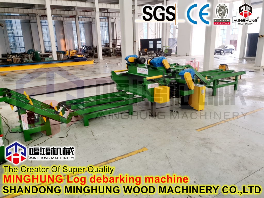 log debarking machine