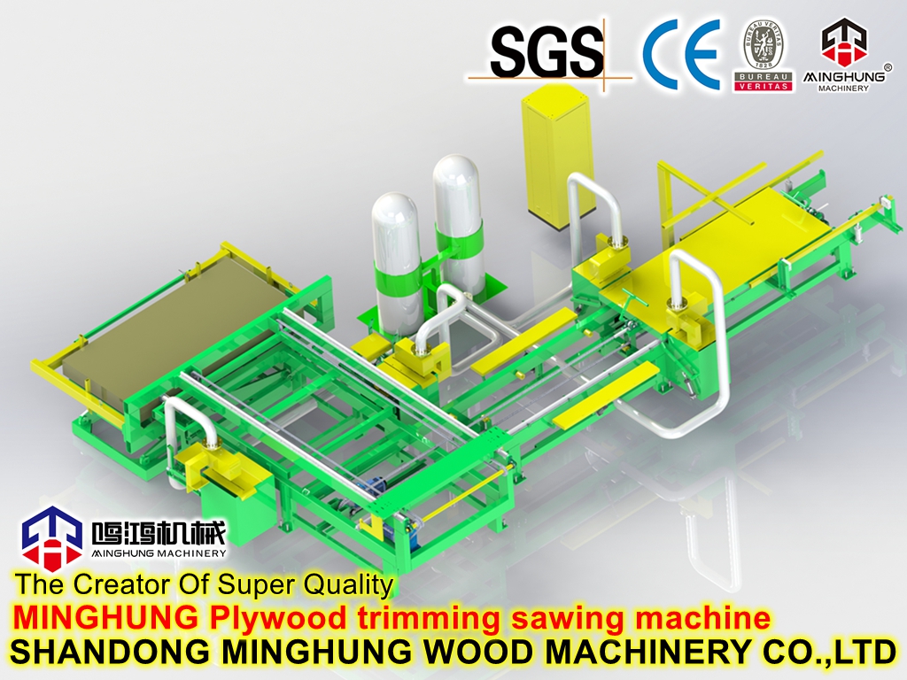 Machine à scier le contreplaqué