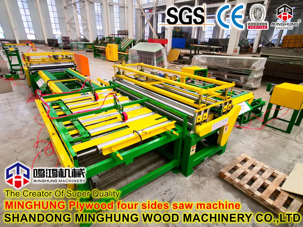 Plywood quatre côtés SAW MACHINE