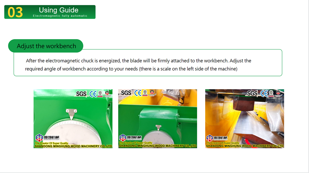 MINGHUNG Manuel d'affûtage de lames 14