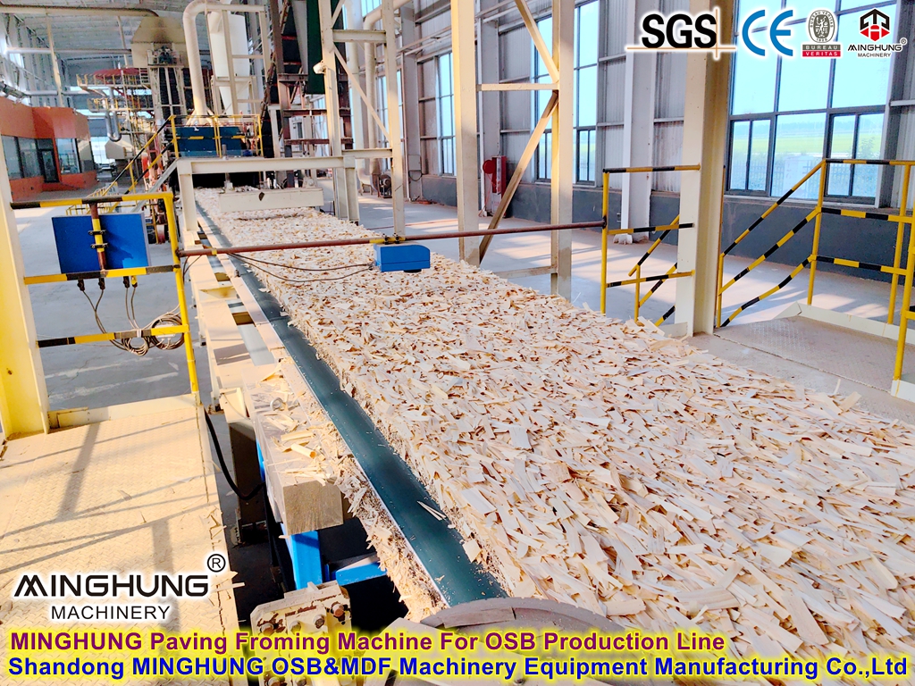 Machine de formage pour OSB