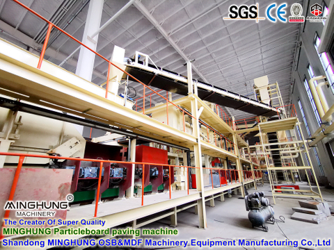 Panneau OSB faisant la chaîne de production de machine 100-400cbm/Day /OSB/ MDF/HDF
