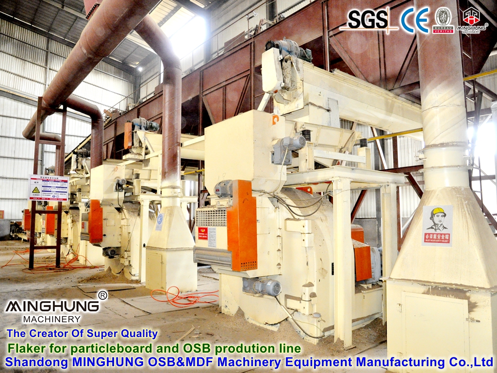 Ligne de production automatique professionnelle de panneaux de particules pour machine de fabrication OSB