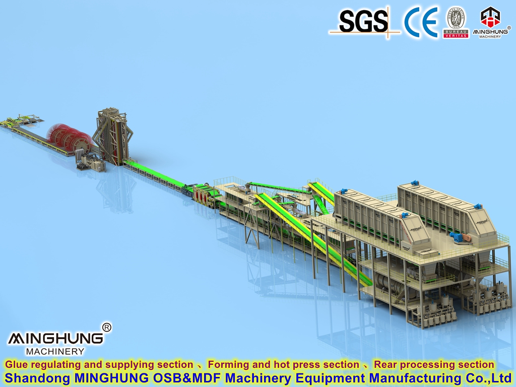 Ligne de production d'osb