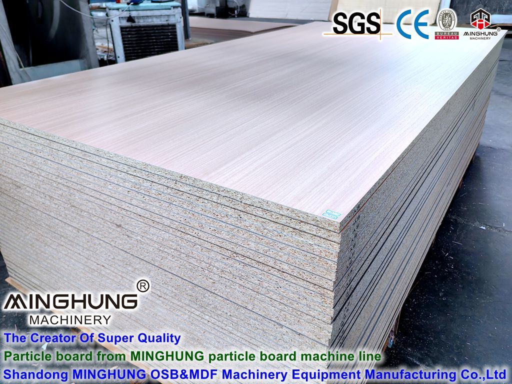Produit de panneaux de particules de Chine Minghung Wood Board Production Line