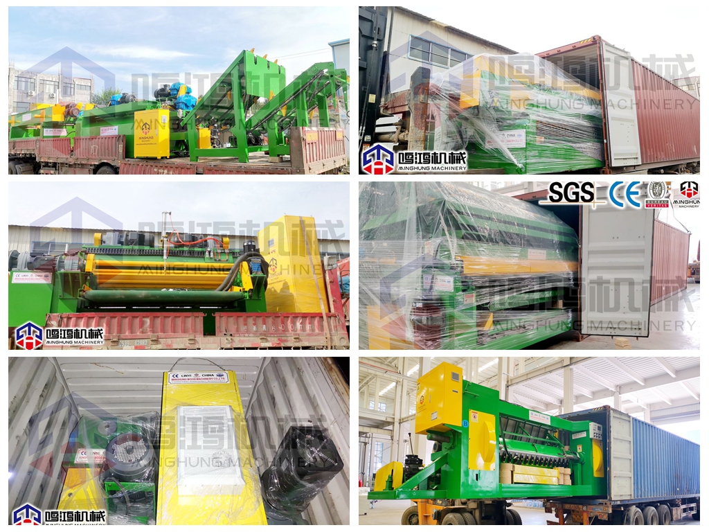 machine à éplucher le contreplaqué