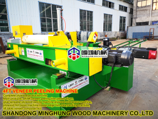 Machine de découpe rotative Ligne de production de placage d'épluchage de bûches
