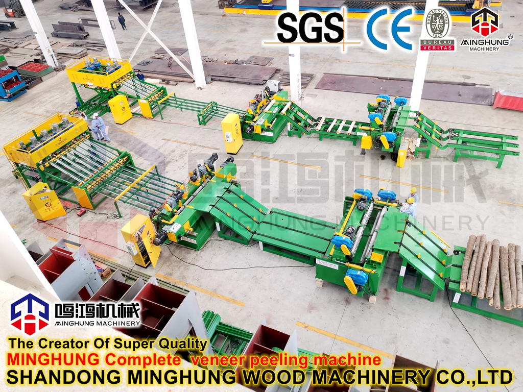 machine à éplucher les placages automatique