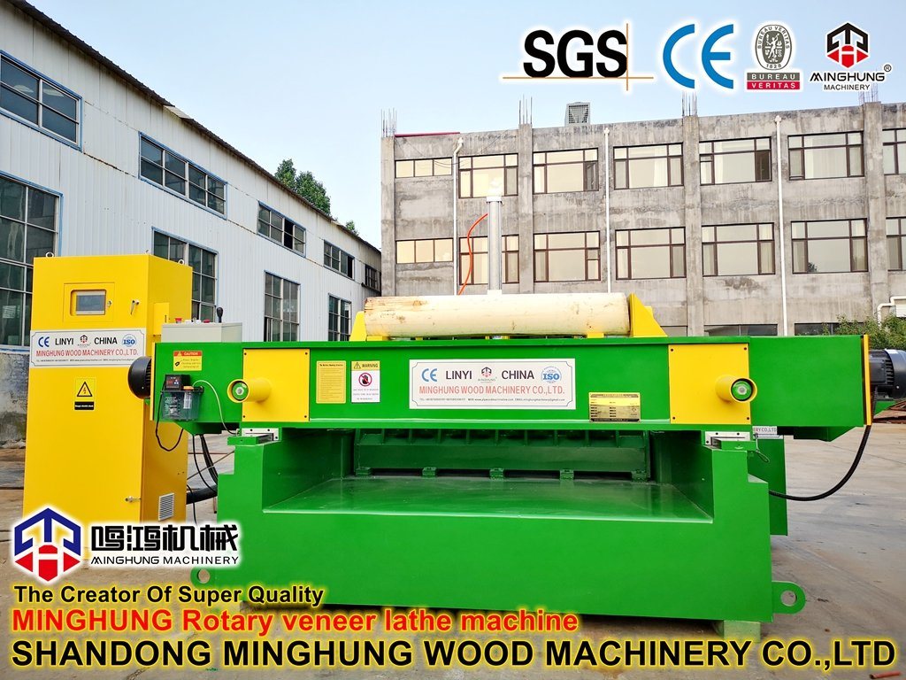 Machine d'épluchage de bûche de machine de meubles de contreplaqué d'usine de la Chine