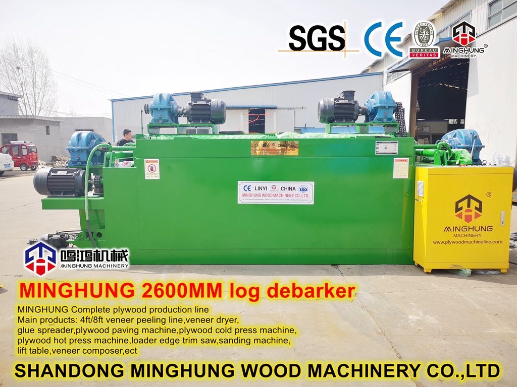 Machine d'écorçage de bois de machine de placage d'usine de la Chine