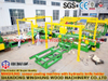 Machine à éplucher rotative de 2700 mm avec système hydraulique pour bois dur de hêtre