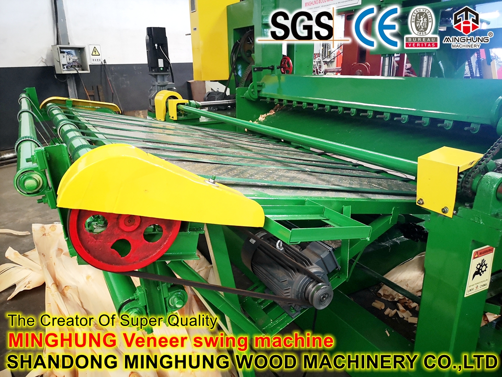 Machine &agrave; balancer les placages 