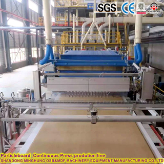 Machine de presse continue OSB avec système de contrôle Siemens PLC et écran tactile de 10,1 pouces