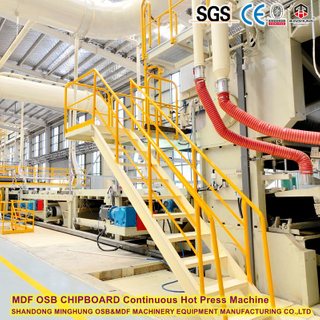  Presse continue MDF à grande vitesse 25000㎡ par jour-étalage 