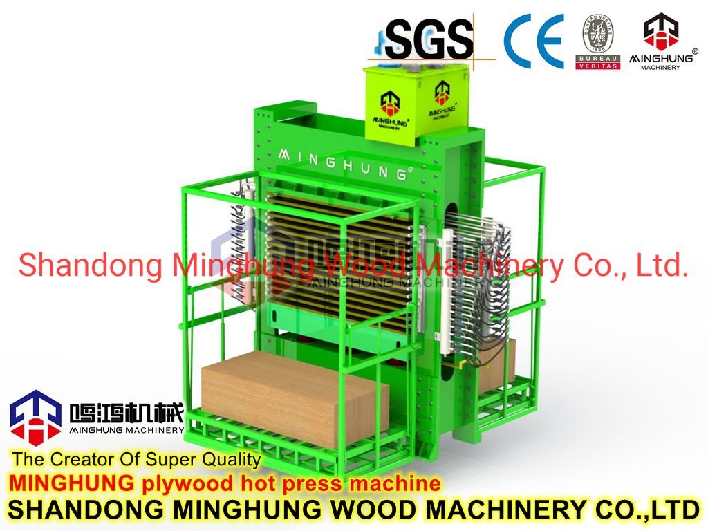 Machine de contreplaqué Machine de presse à chaud pour le travail du bois