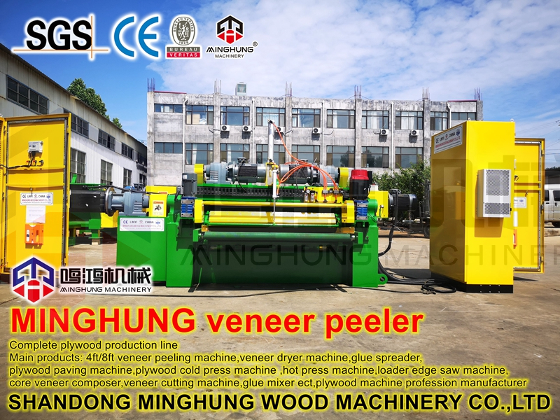 Nouvelle machine à éplucher les placages de machines à bois CNC