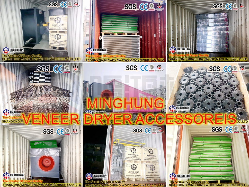 Accessoires de machine de séchage de placage Minghung, 