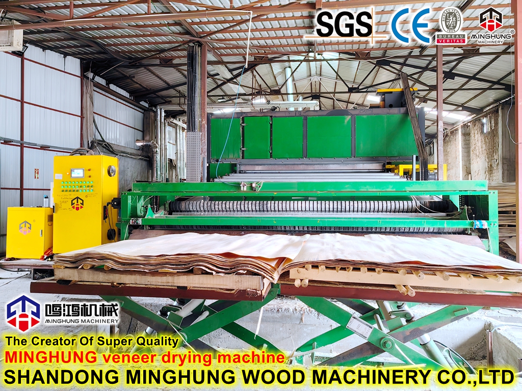 CHINE MINGHUNG machine de s&eacute;chage de placage 