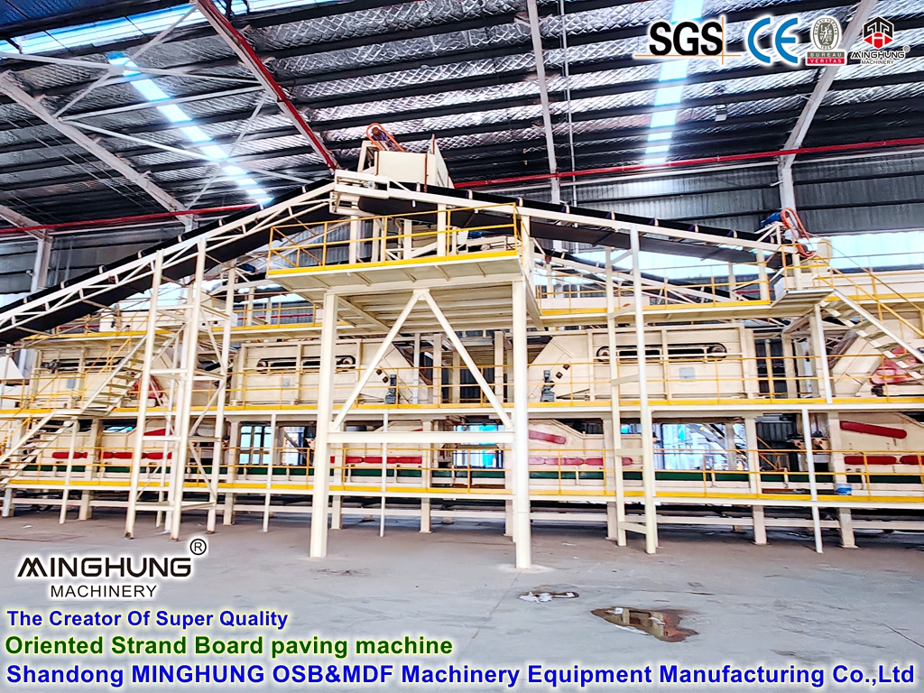 Équipement de ligne de production de panneaux de particules OSB de machines à bois d'approvisionnement direct d'usine