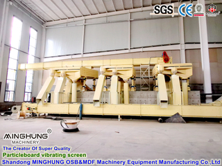 Chine osb mdf hdf Particlebaord Making Machines Fabricant: Tamis vibrant pour la production de panneaux de particules et de panneaux d'aggloméré faisant la machine