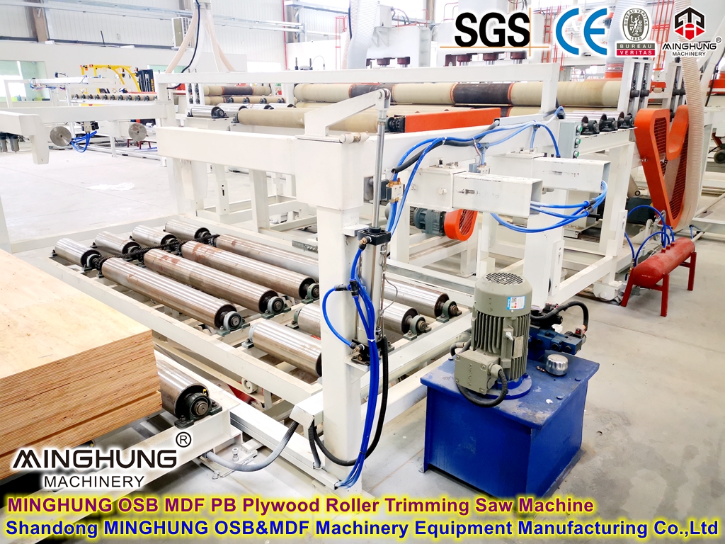 MINGHUNG Machine de scie à rouleaux PB OSB MDF