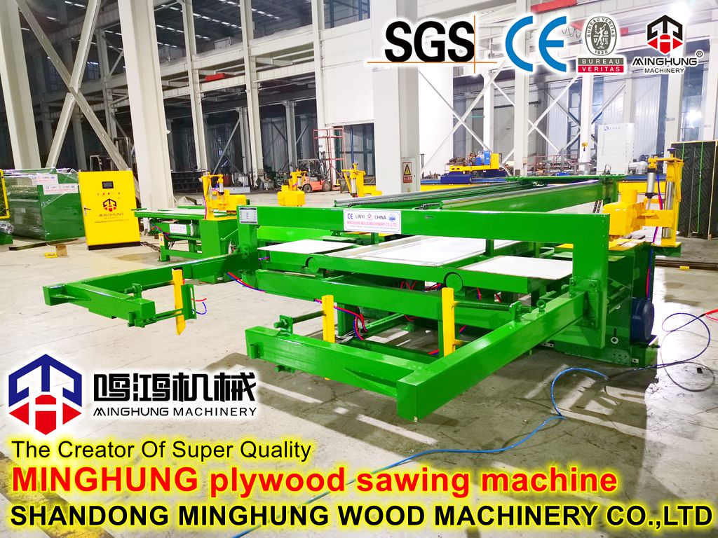 Stacker of Edge Triming Saw