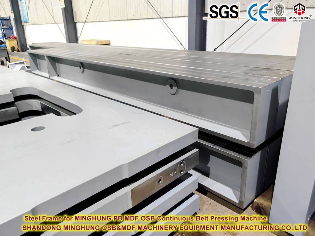 Cadre en acier pour MINGHUNG MDF OSB Continuous Belt Pressing Machine