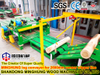 Transporteur de bûches de bois pour machine à placage