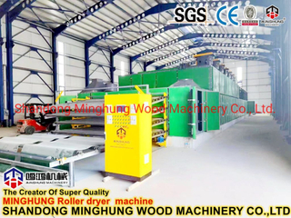 Machine de séchage à rouleaux pour éliminer l'humidité du placage