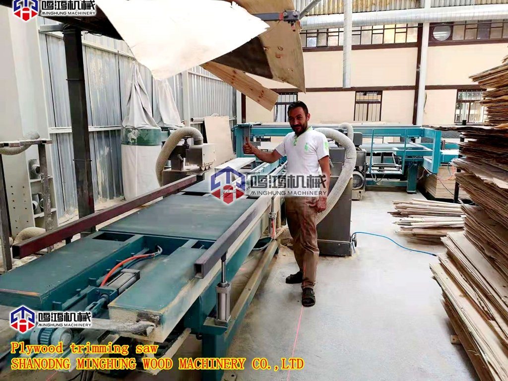 Machine de coupe de palmier pour la production de contreplaqué