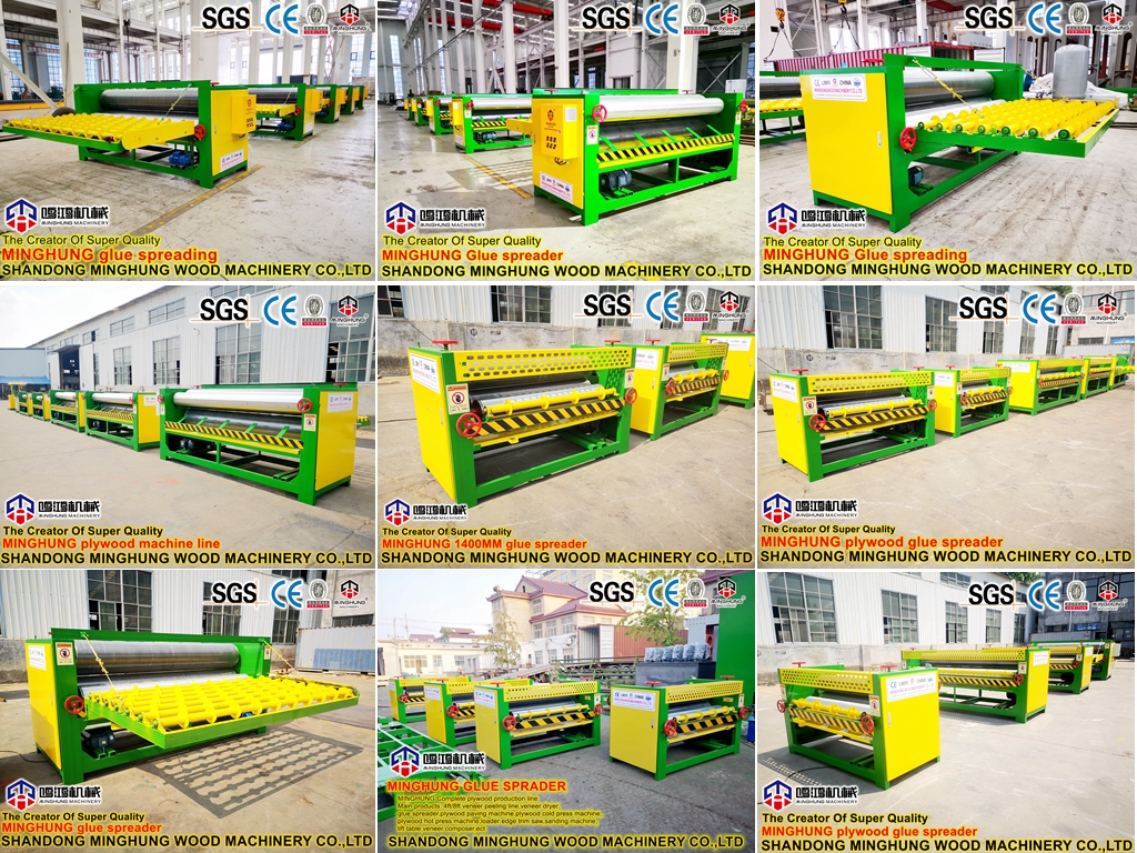 Collage en contreplaqué réparti