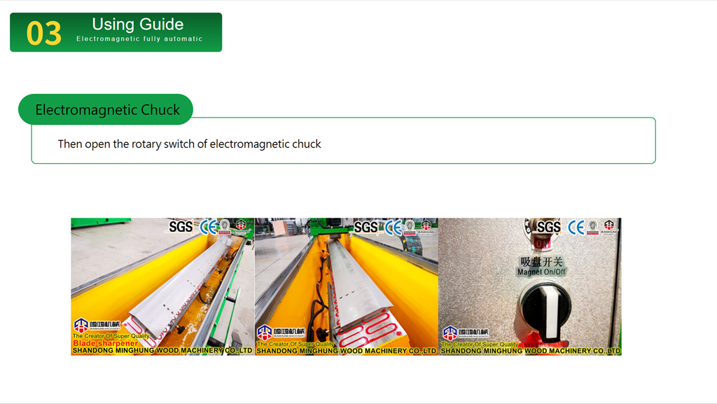 MINGHUNG Manuel d'affûtage de lames 13