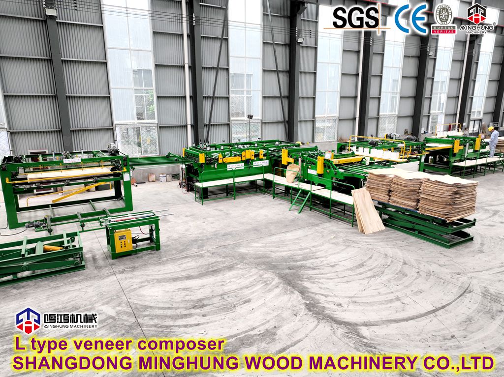 Machine de composition de joints Teech en placage de type L de haute qualité pour la production de contreplaqué de panneaux à base de bois