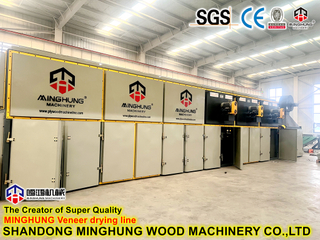 Séchoir à placage silencieux et à faible bruit