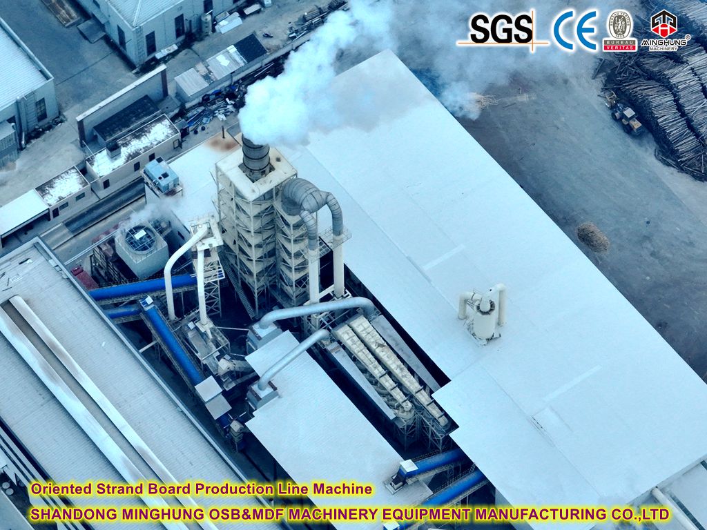 Machine de production de panneaux de brins orient&eacute; 