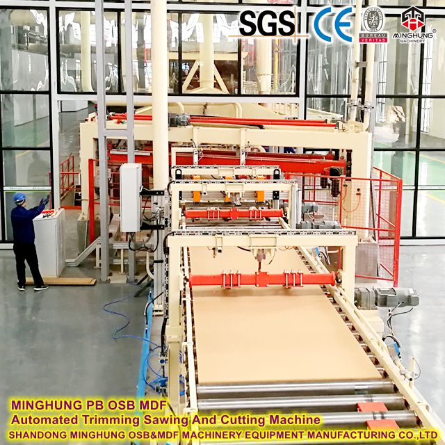 MINGHUNG PB OSB MDF Machine de sciage de coupe automatique